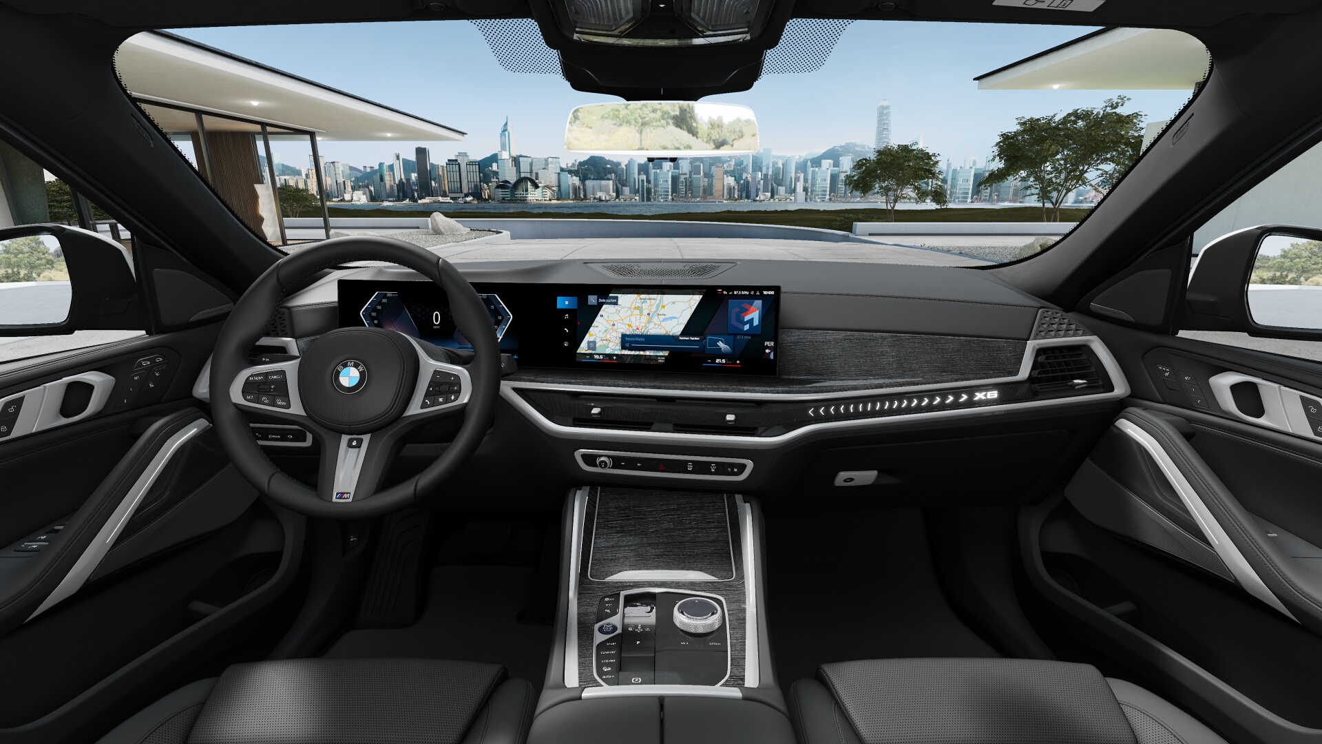 BMW X6 30d xDrive Msport | nový facelift | novinka 2023 | nové auto ve výrobě | sportovně luxusní naftové SUV COUPÉ | bílo-černá | maximální výbava | objednání online | auto eshop AUTOiBUY.com